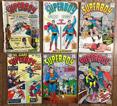 Buy DC Comics Superboy Lot - 107 119 124 138 139 141 - Silver Age 1963-1967 - Krypto • 15.77£