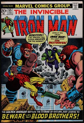 Buy IRON MAN  (1968 Series)  (INVINCIBLE IRON MAN)(MARVEL) #55 Fine Comics Book • 1,011.95£