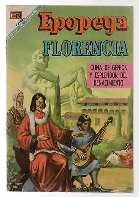 Buy EPOPEYA #127 Florencia Cuna De Genios, Novaro Mexican Comic 1968 • 6.37£