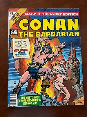 Buy Marvel Treasury Edition #15, Marvel (1977), VF- (7.5) - Conan The Barbarian! • 37.05£