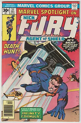 Buy Marvel Spotlight #31 (Dec 1976, Marvel), FN (6.0), Nick Fury, Agent Of SHIELD • 4£