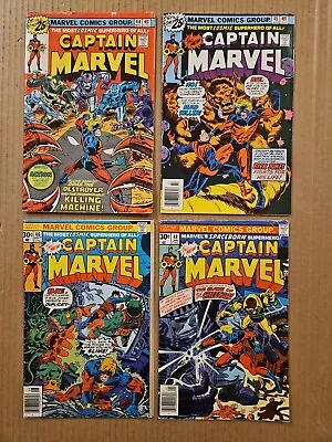 Buy Captain Marvel #44 45 46 48 Lot Of 4 Marvel 1976 • 15.98£