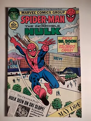 Buy Spider-Man & Incredible Hulk, FN/6.0, Marvel 1982 Denver Post Supplement May D&F • 19.76£