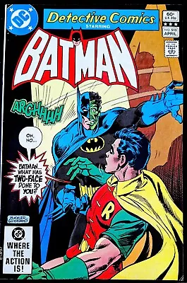 Buy DETECTIVE COMICS #513 FN+ BATMAN TWO FACE STORY BATGIRL Giordano Conway 1982 DC • 4.99£