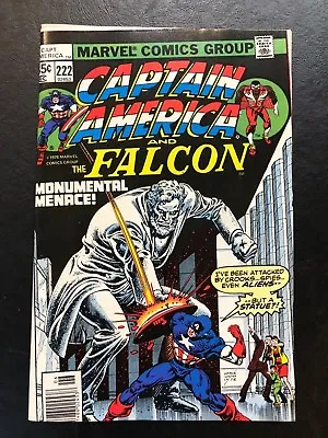 Buy Captain America #222 Falcon APP PRINTING ERROR VF • 23.71£