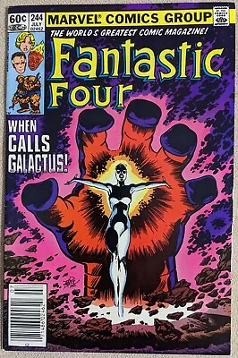 Buy Fantastic Four #244 (1982) - Marvel Comic Newsstand 1st Frankie Raye As 2nd Nova • 13.58£
