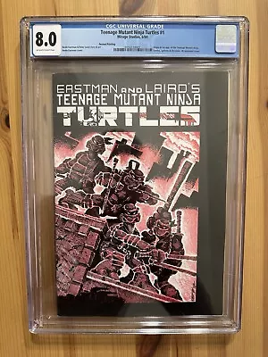 Buy Teenage Mutant Ninja Turtles #1 2nd Print Cgc 8.0 Of/w Pages 1984 Tmnt • 1,832.30£