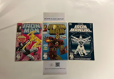 Buy 3 Iron Man Marvel Comics 289 290 Iron Manual #1 59 JW2 • 14.19£