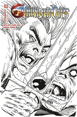 Buy Thundercats #2 Cover Zb 1:10 Foc Liefeld Sketch - Dynamite • 3.50£