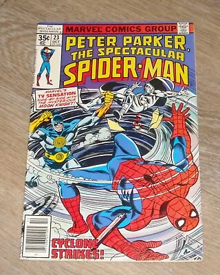Buy SPECTACULAR SPIDER-MAN # 23 MARVEL October 1978 NEWSSTAND VARIANT MOON KNIGHT • 7.88£