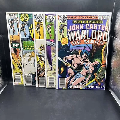 Buy 5 Book Bronze Age Lot John Carter, Warlord Of Mars #’s 17 19 20 22 25. (A17) • 11.98£