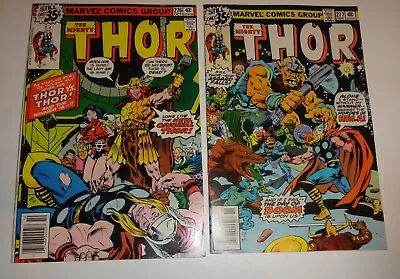 Buy Thor #276,277  John Buscema Nice 9.2's  1978 • 24.47£