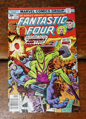 Buy Fantastic Four #176 (1976 Marvel) Stan Lee APP! Jack Kirby Cover Art! FN/VF • 10.24£