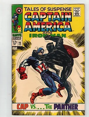 Buy Tales Of Suspense #98 (Marvel 1968) Black Panther Jack Kirby     FN/VF • 51.97£
