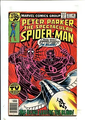 Buy Peter Parker: Spectacular Spider-Man #27 - 1st Miller Daredevil (5.5) 1979 • 16.75£