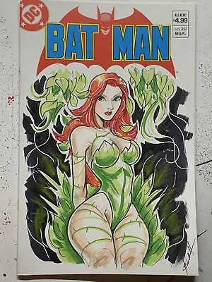 Buy Batman 357 Original Sketch Cover Variant Poison Ivy • 47.43£