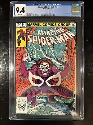 Buy Amazing Spider-Man #241 CGC 9.4 (Marvel 1983)  WP!  Origin Of The Vulture! • 47.42£