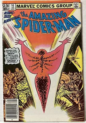 Buy Amazing Spider-Man Annual #16 (Marvel, 1982) 1st Monica Rambeau, Captain Marvel • 15.98£