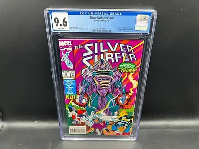 Buy 1993 Marvel Comics Silver Surfer V3 #82 CGC 9.6 WHITE Pages • 48.19£