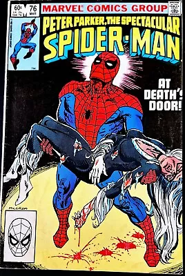 Buy PETER PARKER SPECTACULAR SPIDER-MAN #76 VG DOC OCK BLACK CAT FINALE Marvel Comic • 3.99£
