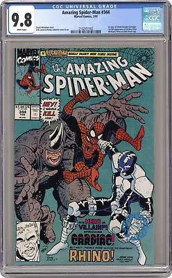 Buy Amazing Spider-Man #344D Direct Variant CGC 9.8 1991 2102951002 • 158.78£