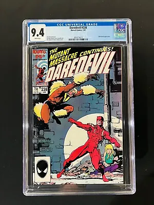 Buy Daredevil #238 CGC 9.4 (1987) - Sabretooth Cover • 38.60£