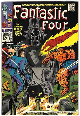 Buy Marvel Comics Fantastic Four (1968) #80 First Living Totem Stan Lee Jack Kirby • 39.57£