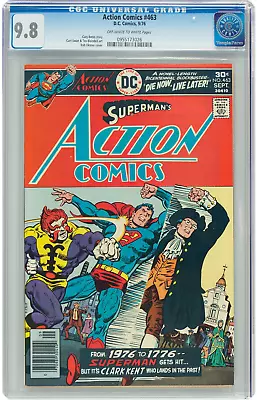 Buy Action Comics #463 (DC, 1976) CGC NM/MT 9.8 OWW Pop 3 None Higher • 224.08£
