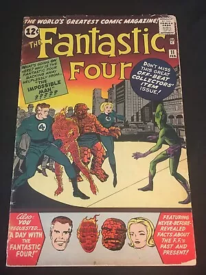 Buy THE FANTASTIC FOUR #11 G+/VG- Condition • 239.86£