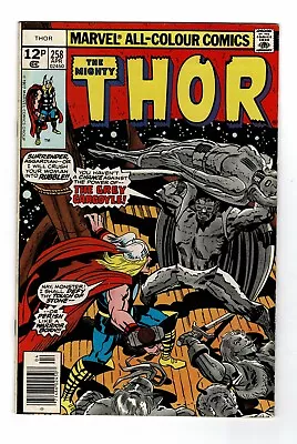 Buy  MARVEL Comics The Mighty Thor Vol. 1 No.258 April 1977 • 4.99£