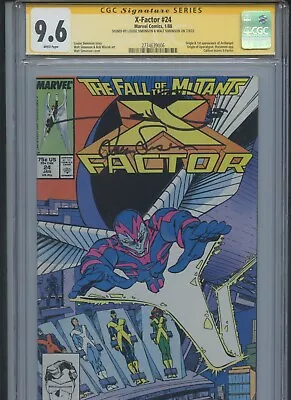 Buy X-Factor #24 1988  CGC Signature Series 9.6(Signed By Louise Simonson And Walt)~ • 159.90£