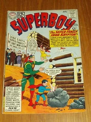 Buy Superboy #95 Fn- (5.5) Dc Comics March 1962+ • 19.99£