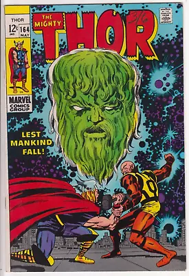 Buy The Mighty Thor #164, Marvel Comics 1969 VF/NM 9.0 3rd Warlock/Him! • 79.43£
