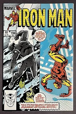 Buy Iron Man #194: Marvel Comics 1985 1st Cameo Appearance Of Scourge (VF/NM) • 5.06£