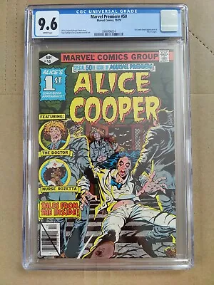 Buy Marvel Premiere #50 Cgc 9.6 White Pages Alice Cooper Cover Marvel 1979 • 141.52£