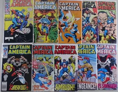 Buy Captain America Vol 1 #s 325-348 Lot Of 10 Comic Books • 19.98£