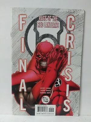 Buy Final Crisis Rage Of The Red Lanterns #1 1st App Atrocitus 3rd Print HTF!!! • 159.33£