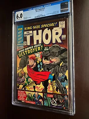 Buy Thor Annual #2 (1966) / CGC 6.0 1st  Thor  Annual/ Formerly Journey Into Mystery • 62.81£