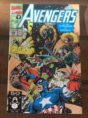 Buy Marvel Comics Avengers #330 1991 Larry Hama Paul Ryan Bagged & Boarded • 1.59£