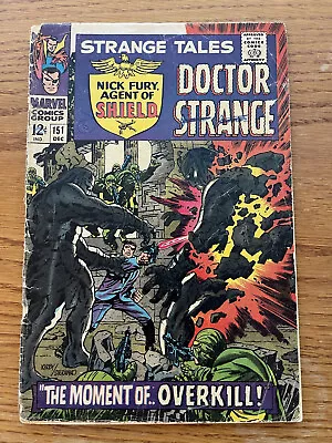 Buy Strange Tales #151 Silver Age Good Grade First Jim Steranko Fury Doctor Strange • 15.09£