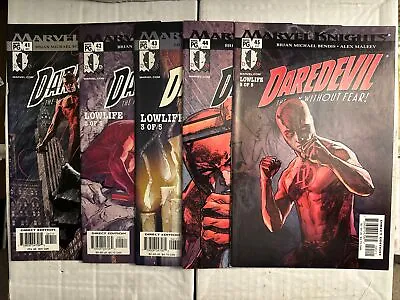 Buy Daredevil #41,42,43,44,45 NM Lowlife Set 2003 Marvel Knights Bendis & Maleev • 11.99£