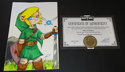 Buy Fcbd The Legend Of Zelda  #1 Custom Sketch Variant (2020 Viz) Original Art • 79.44£