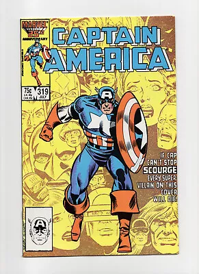 Buy Captain America #319 Comic Book 1986  Paul Neary Marvel Comics • 5.53£