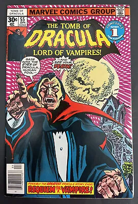 Buy The Tomb Of Dracula #55 1st Full Janus (1977 Marvel Comics) 9.0 VF/NM! • 9.13£