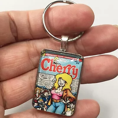 Buy Cherry #5 Cover Pendant With Key Ring And Necklace Comic Book Jewelry Poptart • 12.29£