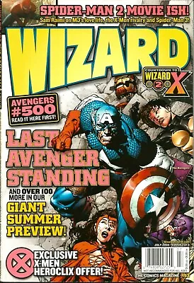 Buy Wizard #153 Comics Magazine  David Finch Avengers Cover / Jul 2004 / V/g • 6.95£