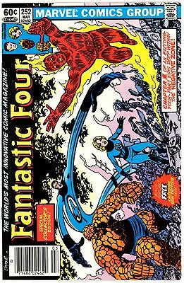 Buy Fantastic Four (1961) #252 VF+ 8.5 No Tattooz Newsstand John Byrne Story & Art • 6.32£
