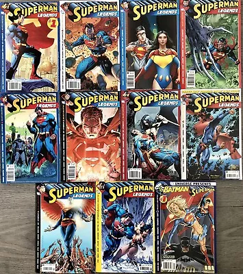 Buy DC Superman Legends #1-8, 10,13 + DC Universe Presents #1 Collector's Edition • 19.95£