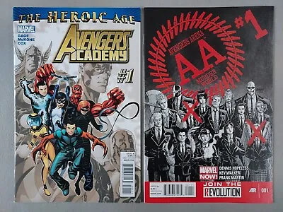 Buy Avengers Academy #1 - 1st Hazmat Mettle Veil (2010) & Avengers Arena #1 Marvel • 14.23£