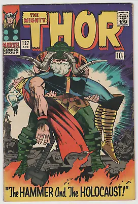 Buy Thor 127 From 1966 Classic Stan Lee & Jack Kirby Key - Several First Appearances • 110£